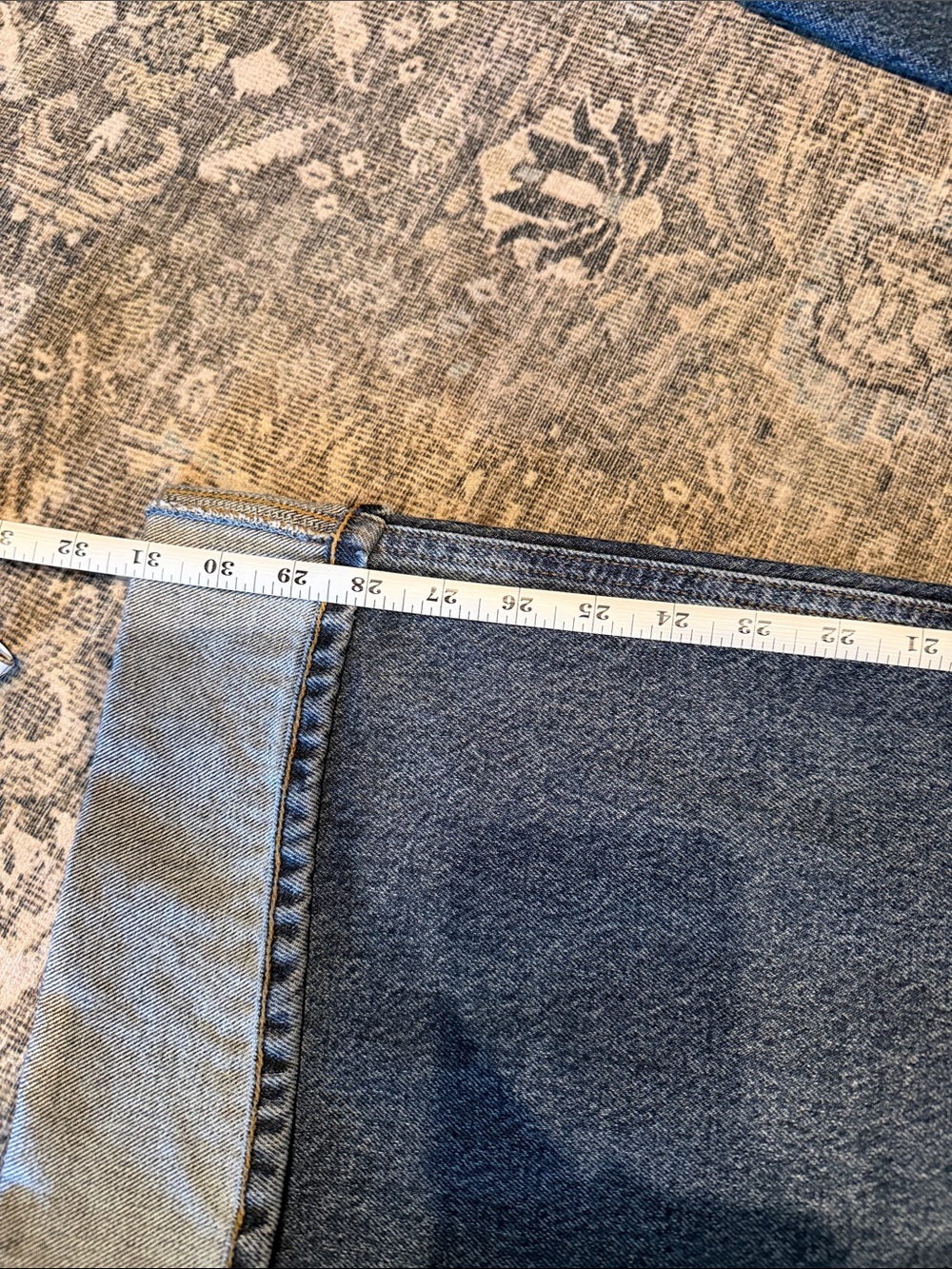 Agolde Dame High-Rise Wide-Leg Jeans in Medium Blue Wash - Picture 5 of 7